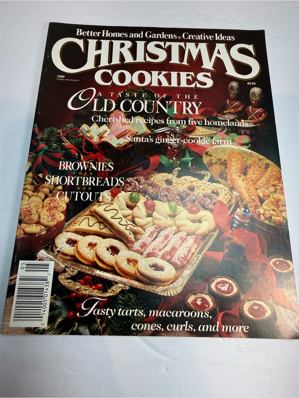 Better Homes and Gardens Christmas Cookies Magazine 1990 Holiday Recipes